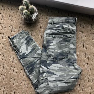 Express High Rise Camo Pants